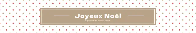 Papier cadeau de Noël à pois