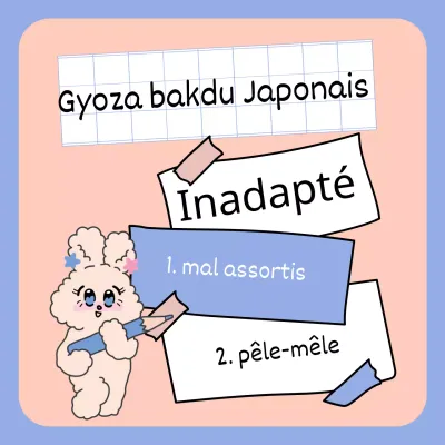 Couvertures japonaises roses avec illustrations du jour