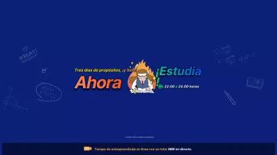 Divertidos elementos de dibujos animados en azul para estudiar