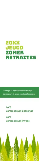 Lime green en groene kerk zomer retraite informatie