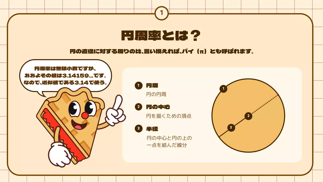 茶色 かわいい 教育 プレゼンテーション