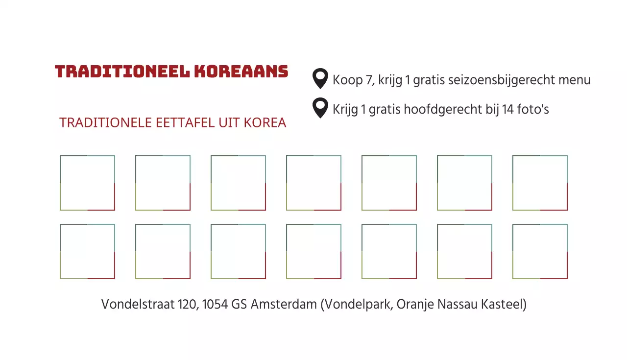 Biz Restaurant Postzegel Coupon