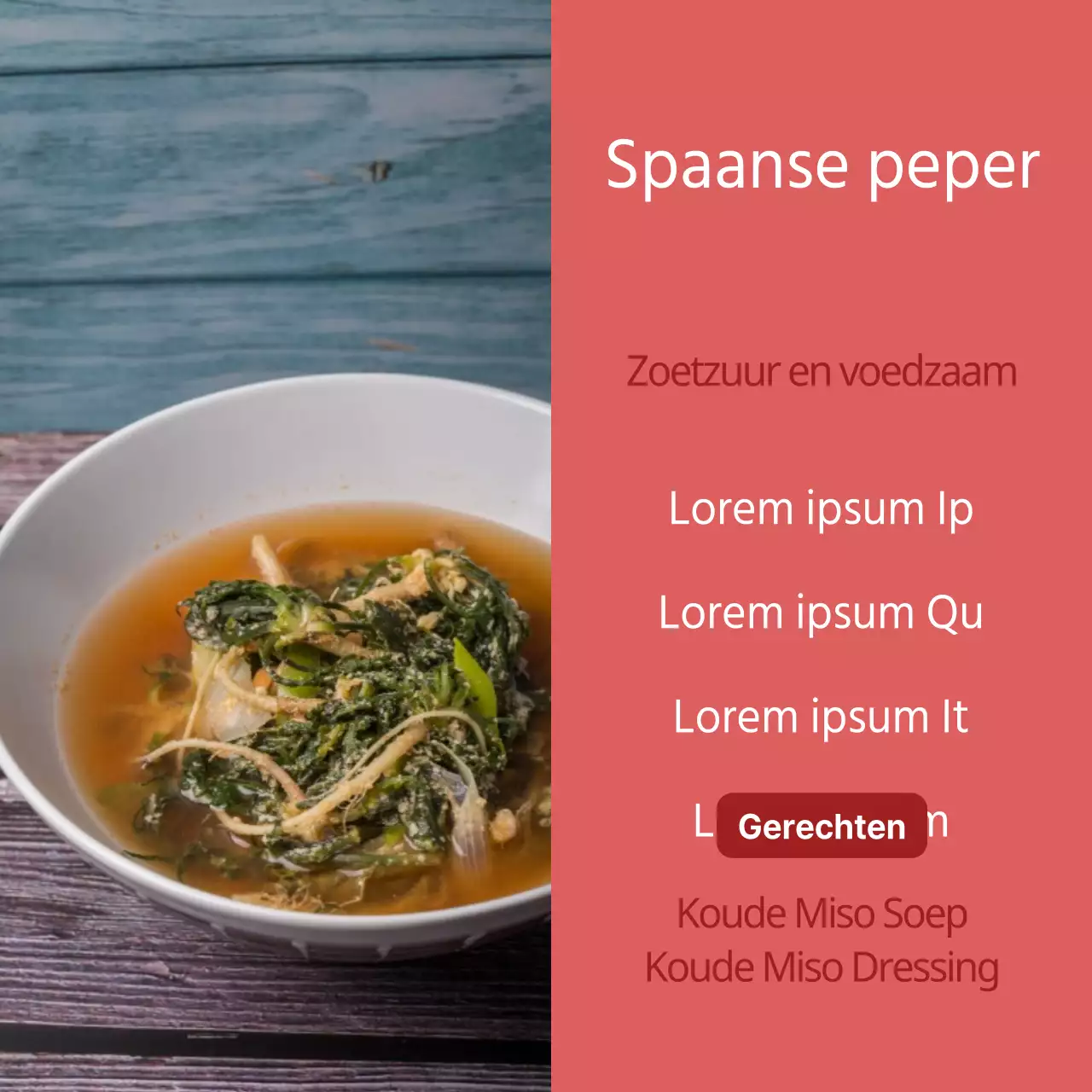 Seizoensgebonden voorjaarsvoeding