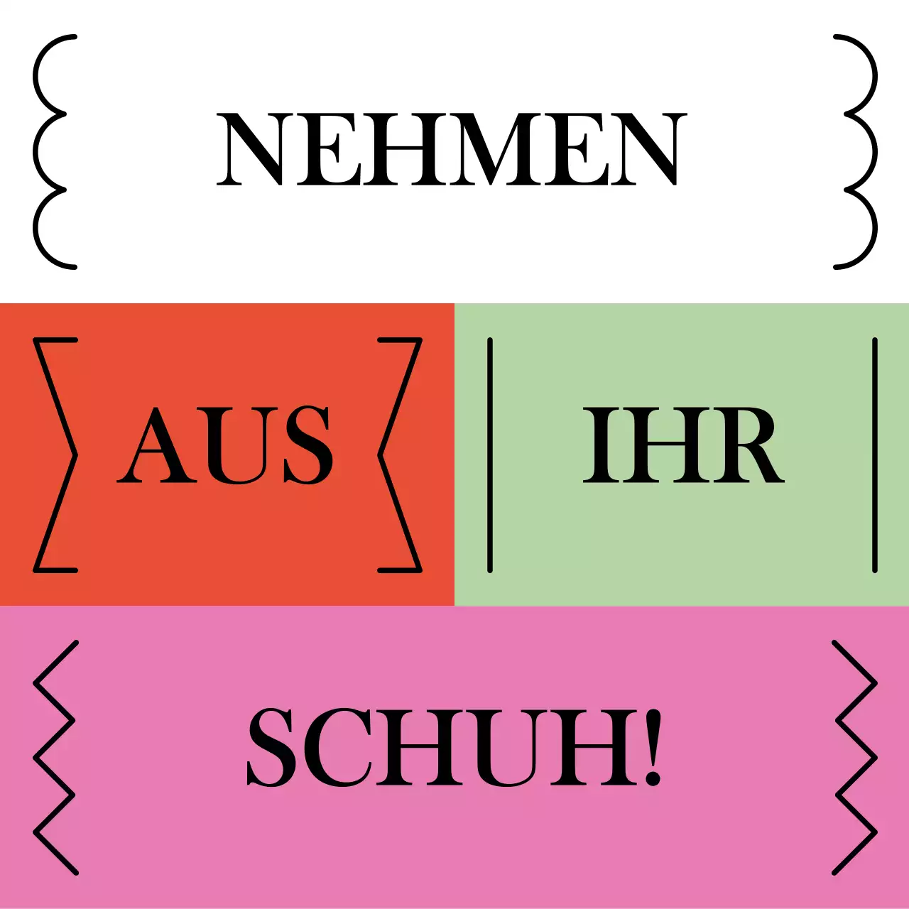 Niedliche, bunte Textstile