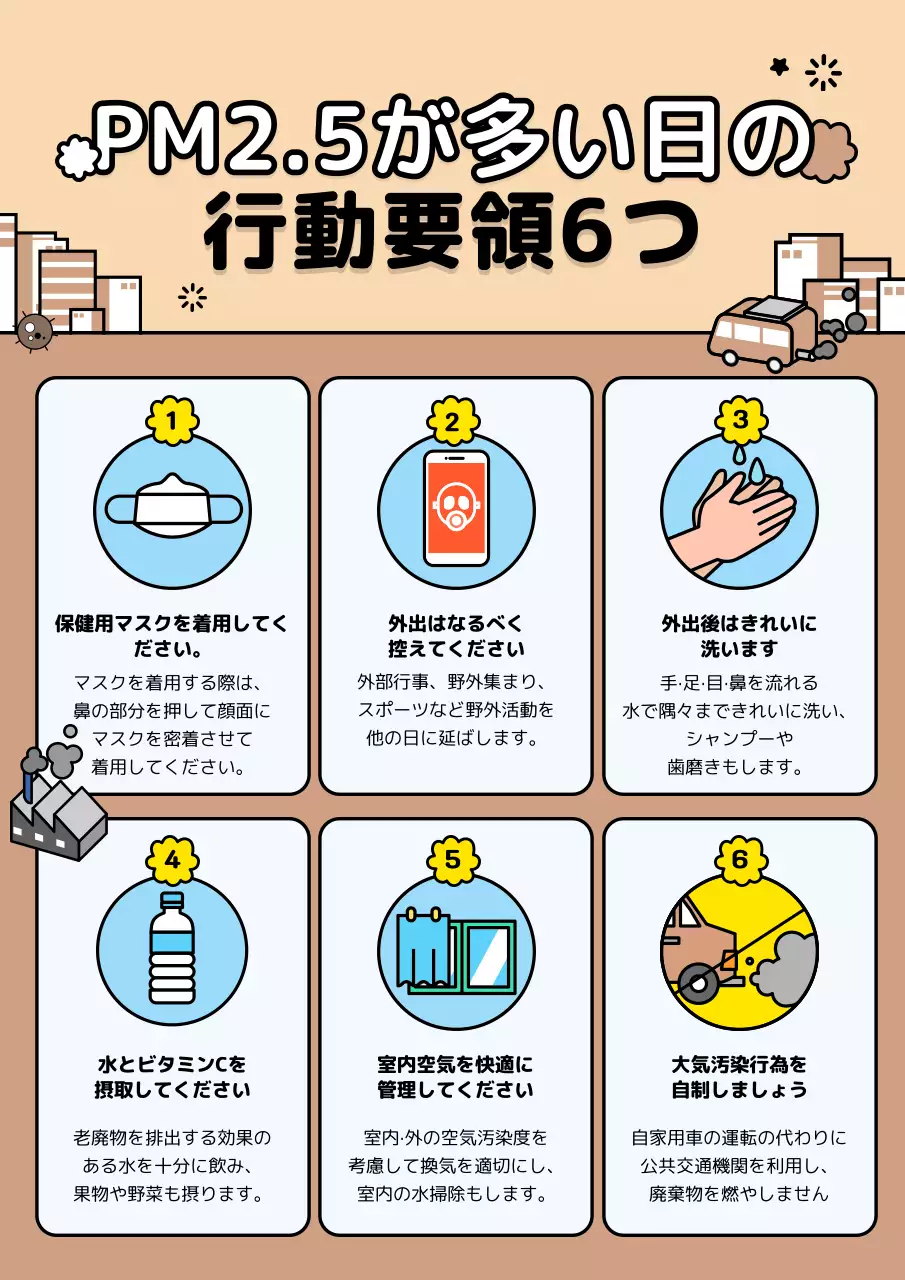 ベージュ シンプル 健康 ポスター