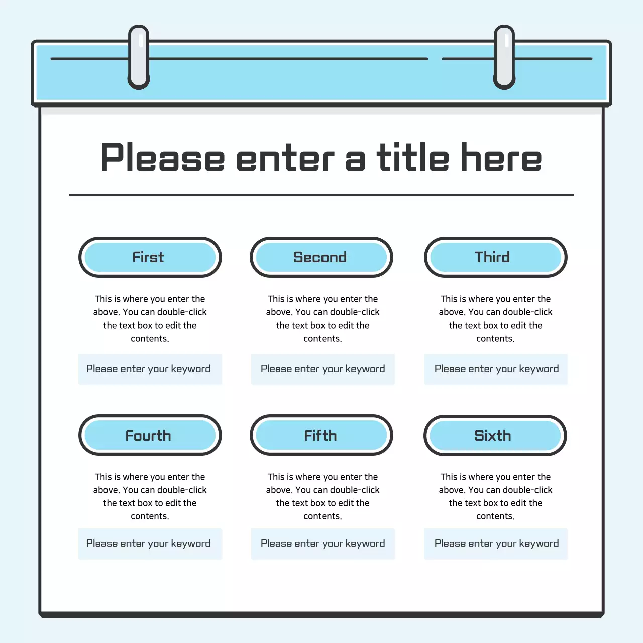 Blue Minimal Templates Guide Instagram Carousel