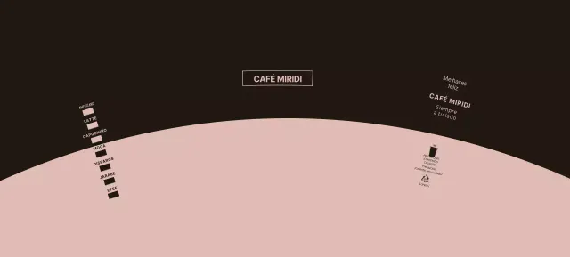 Black Pink Neat Symbols Cafe