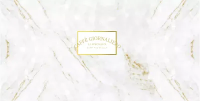 Design del bicchiere di carta del caffè con motivo a marmo