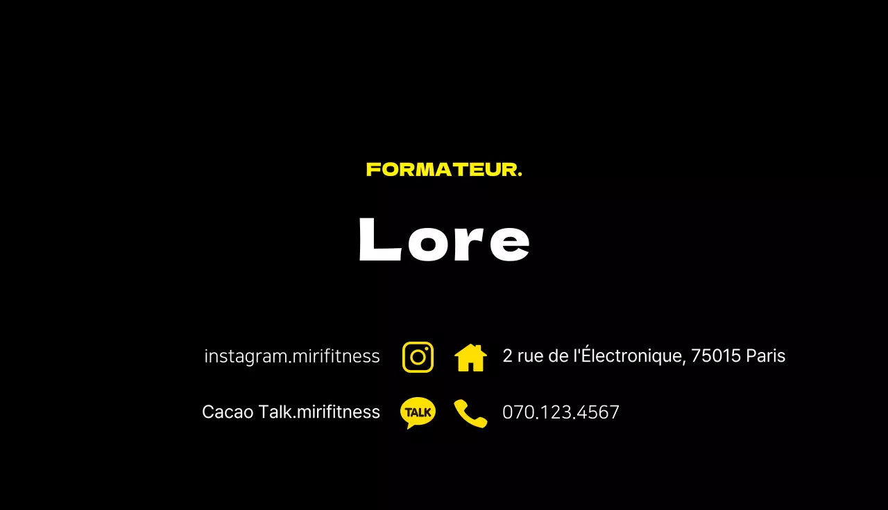 Promouvoir le fitness jaune