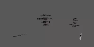 Grigio linee pulite illustrazione caffè