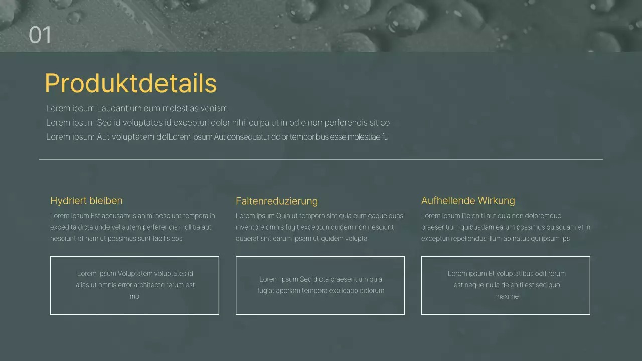 Green Black Tone Schönheitspflege Produktführer