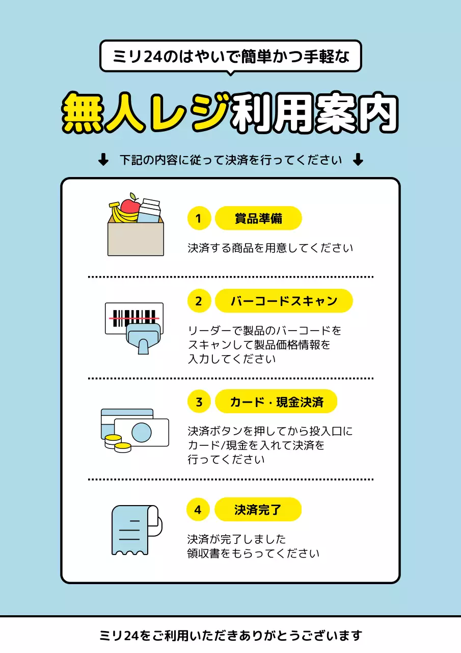 水色 シンプル ショッピング お知らせ ポスター