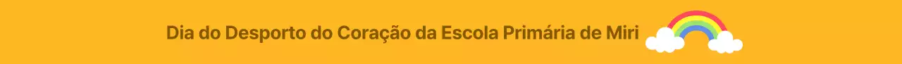 Lembranças multicoloridas do dia do desporto da escola primária