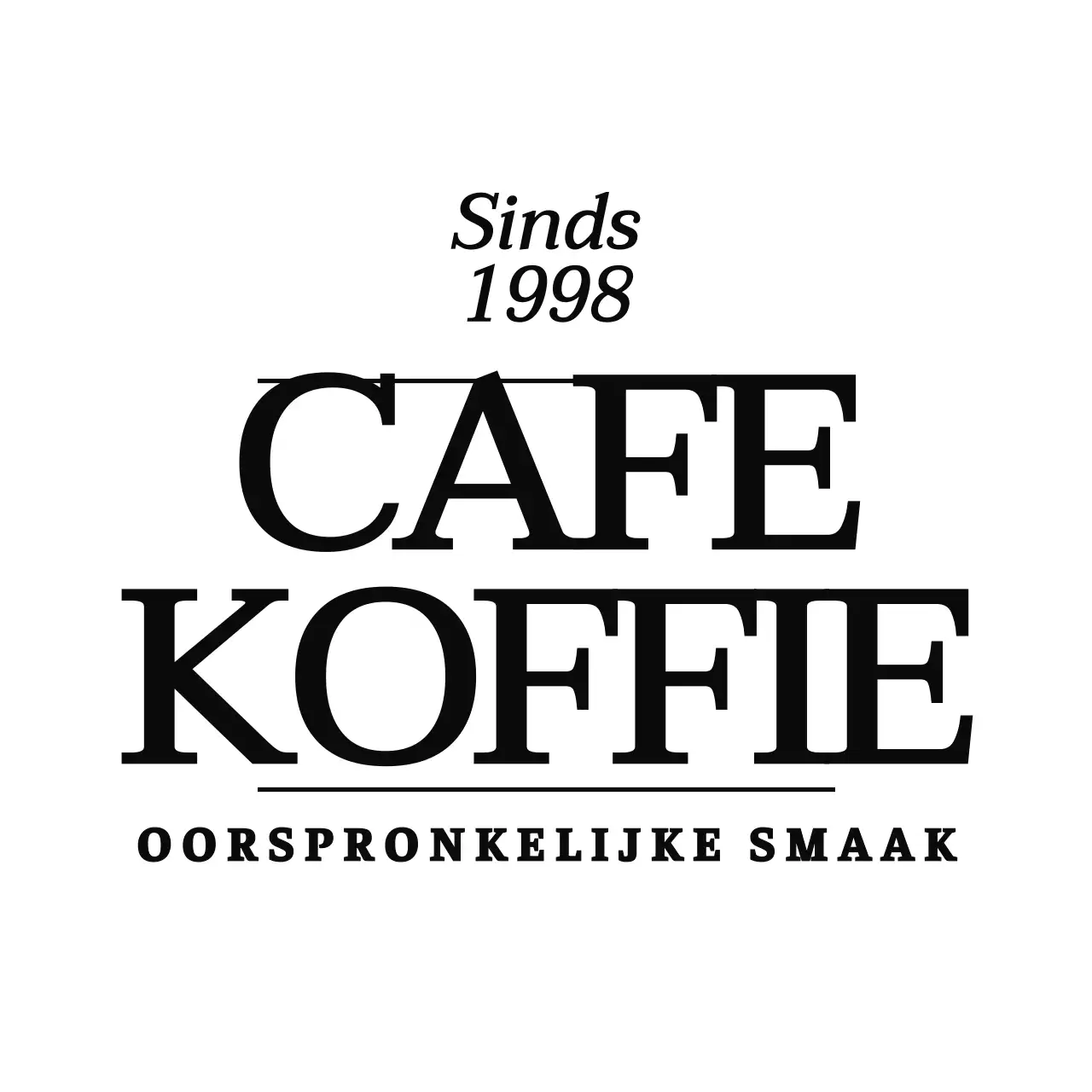 Lichtbruine en zwarte strakke stijl voor een café
