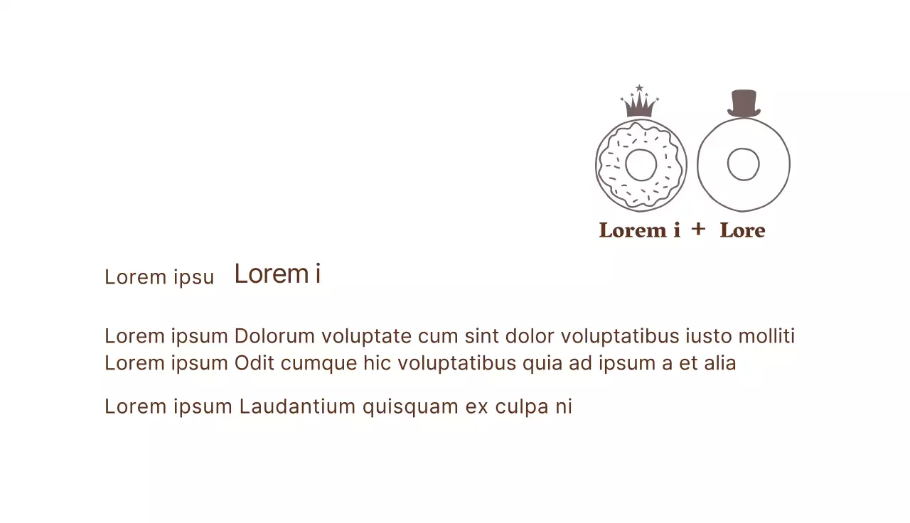 Carte de visite de boulangerie illustrée en brun et blanc