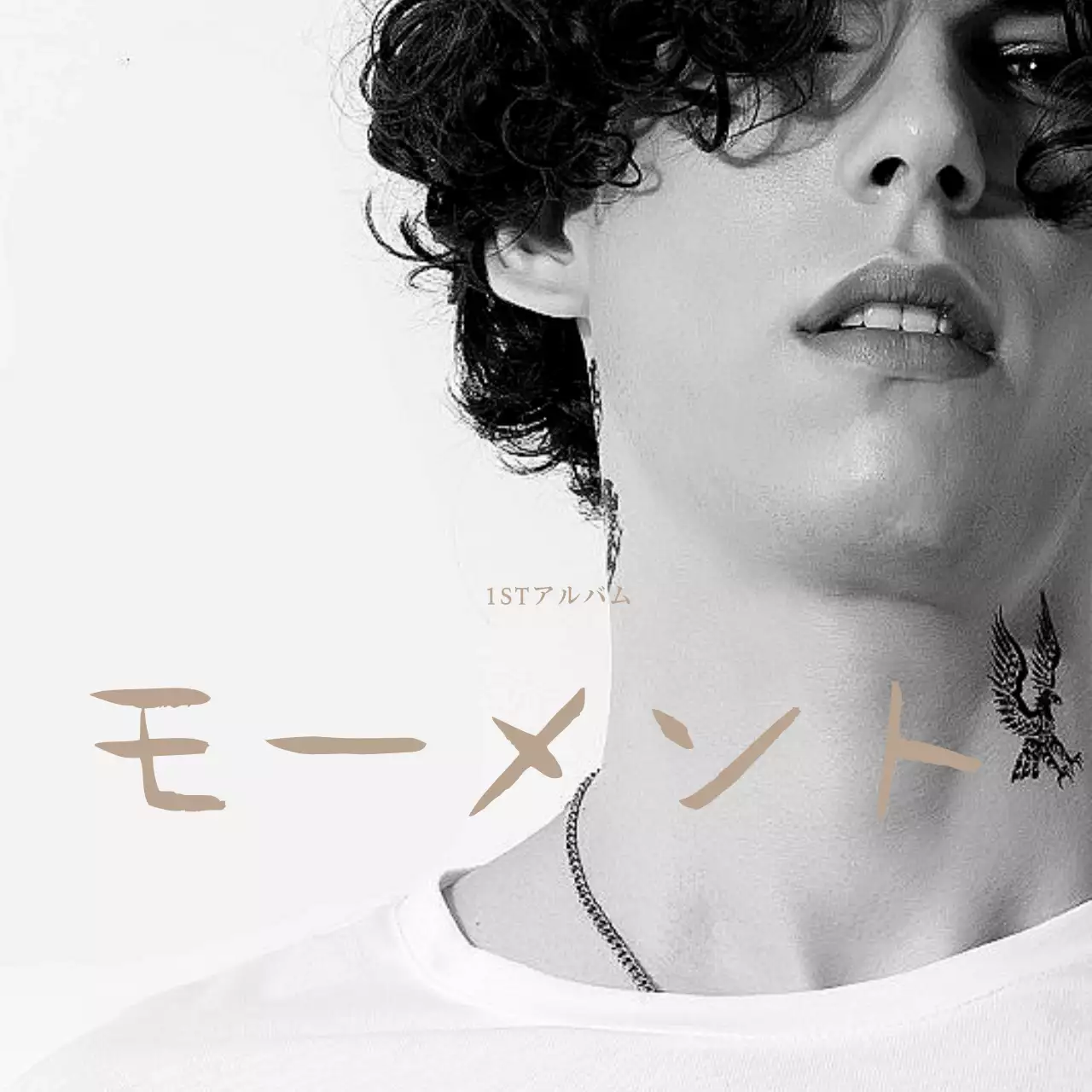 ホワイト シンプルな写真グッズ用エコバッグ