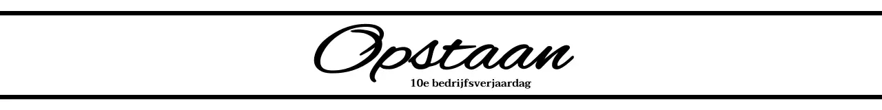 Een bedrijfsjubileumgeschenk met een eenvoudig zwart ontwerp en benadrukte tekst