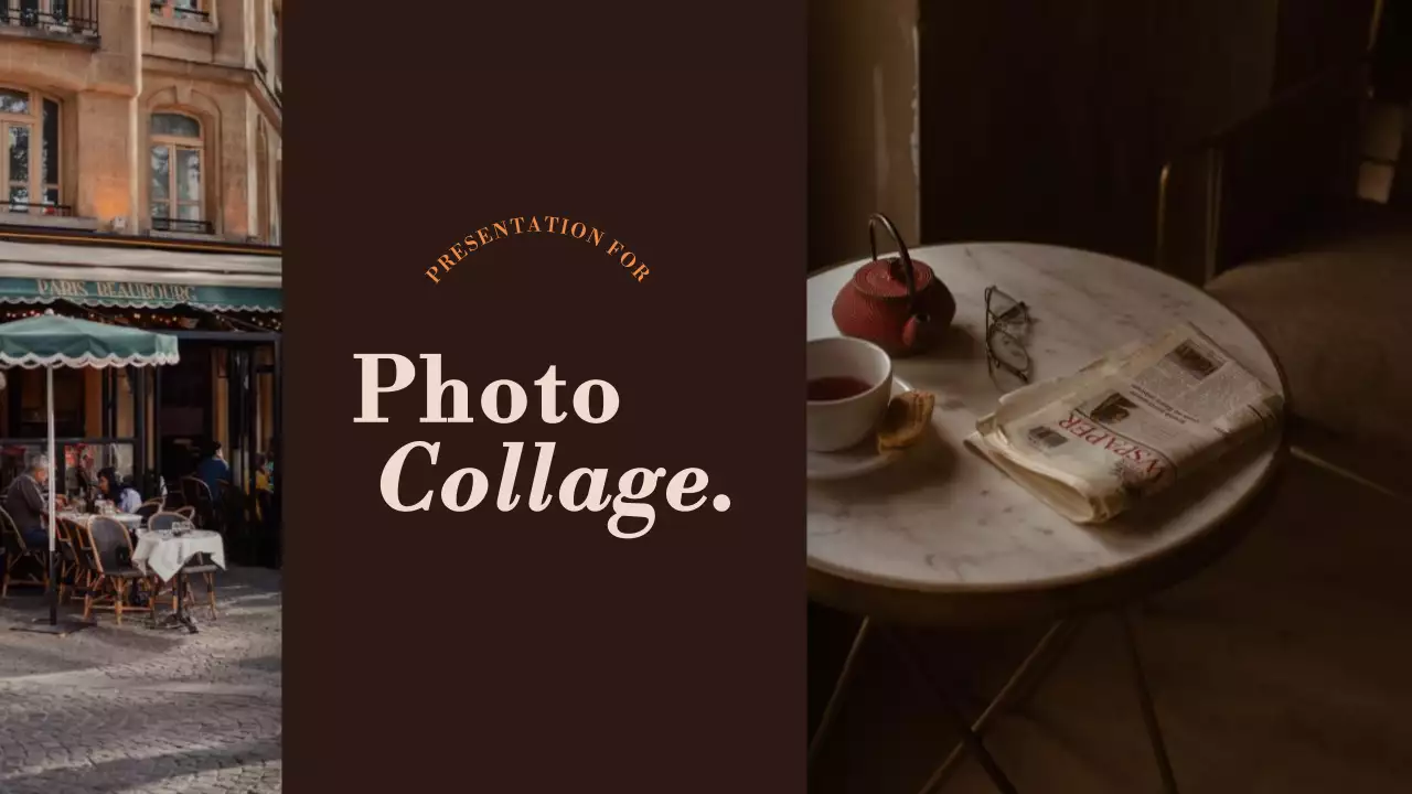 브라운 에스테틱 포토 프레젠테이션