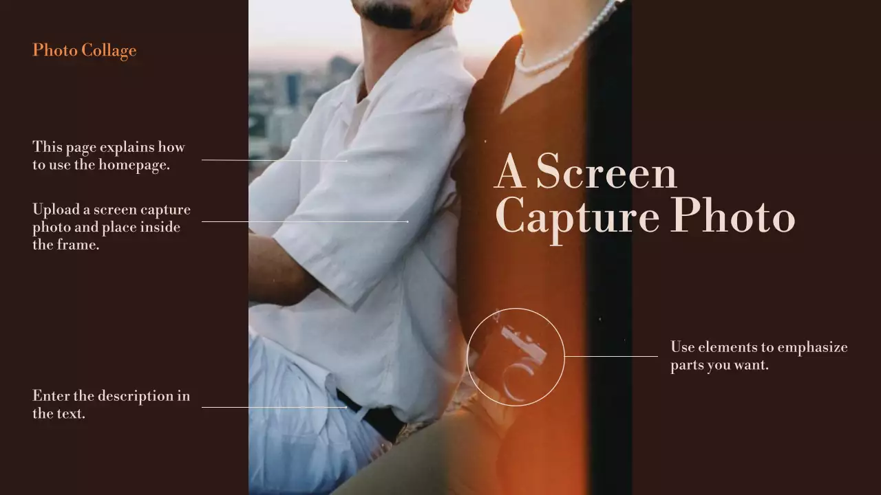 브라운 에스테틱 포토 프레젠테이션