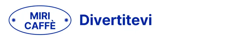 Forme semplici e pulite e testo in blu marino per un caffè alla moda