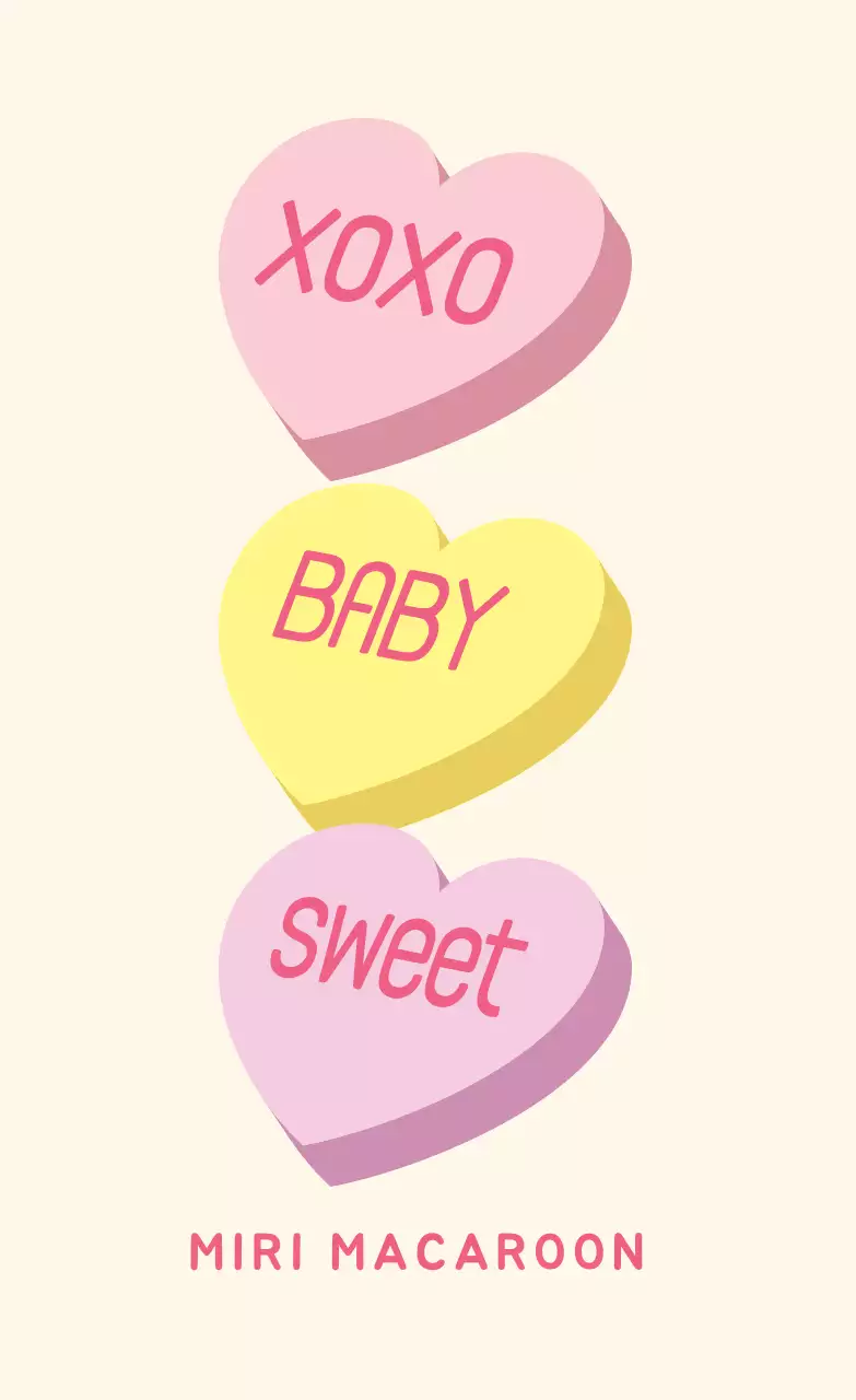 ピンクのイラストかわいいカフェラベル