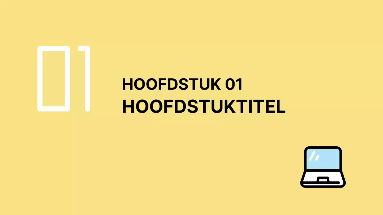 Presentaties voor schoolpresentaties