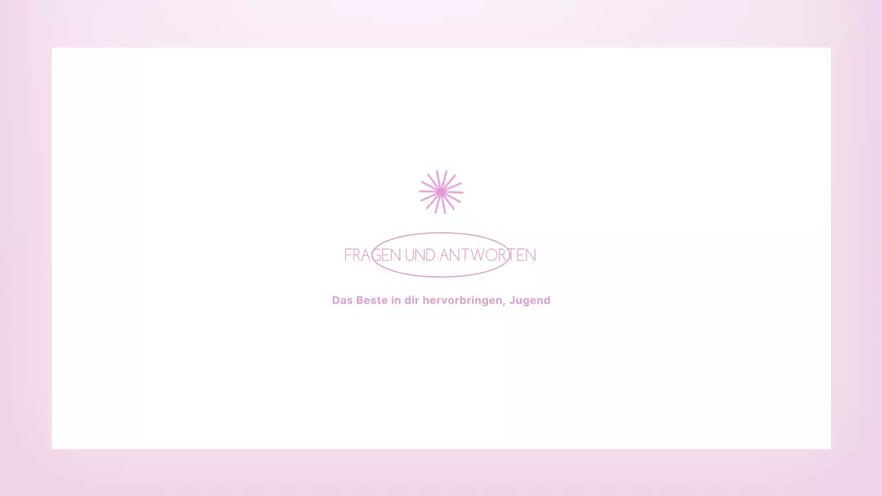 Ein rosafarbener und sauberer Leitfaden zur Cluborientierung