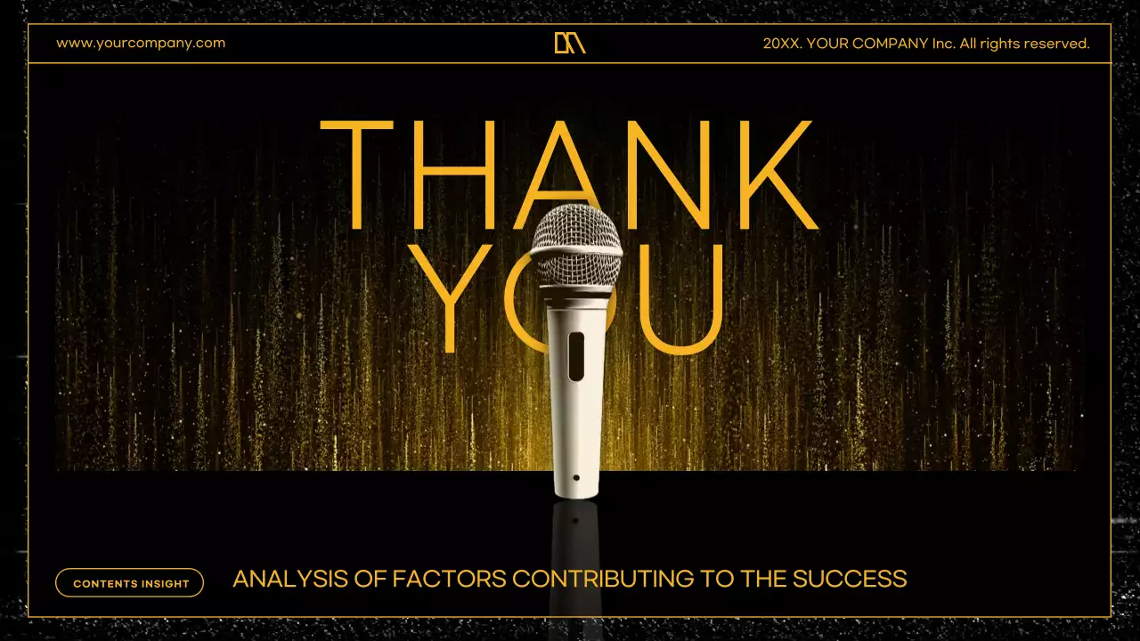 블랙 모던 콘텐츠 프로모션 프리젠테이션