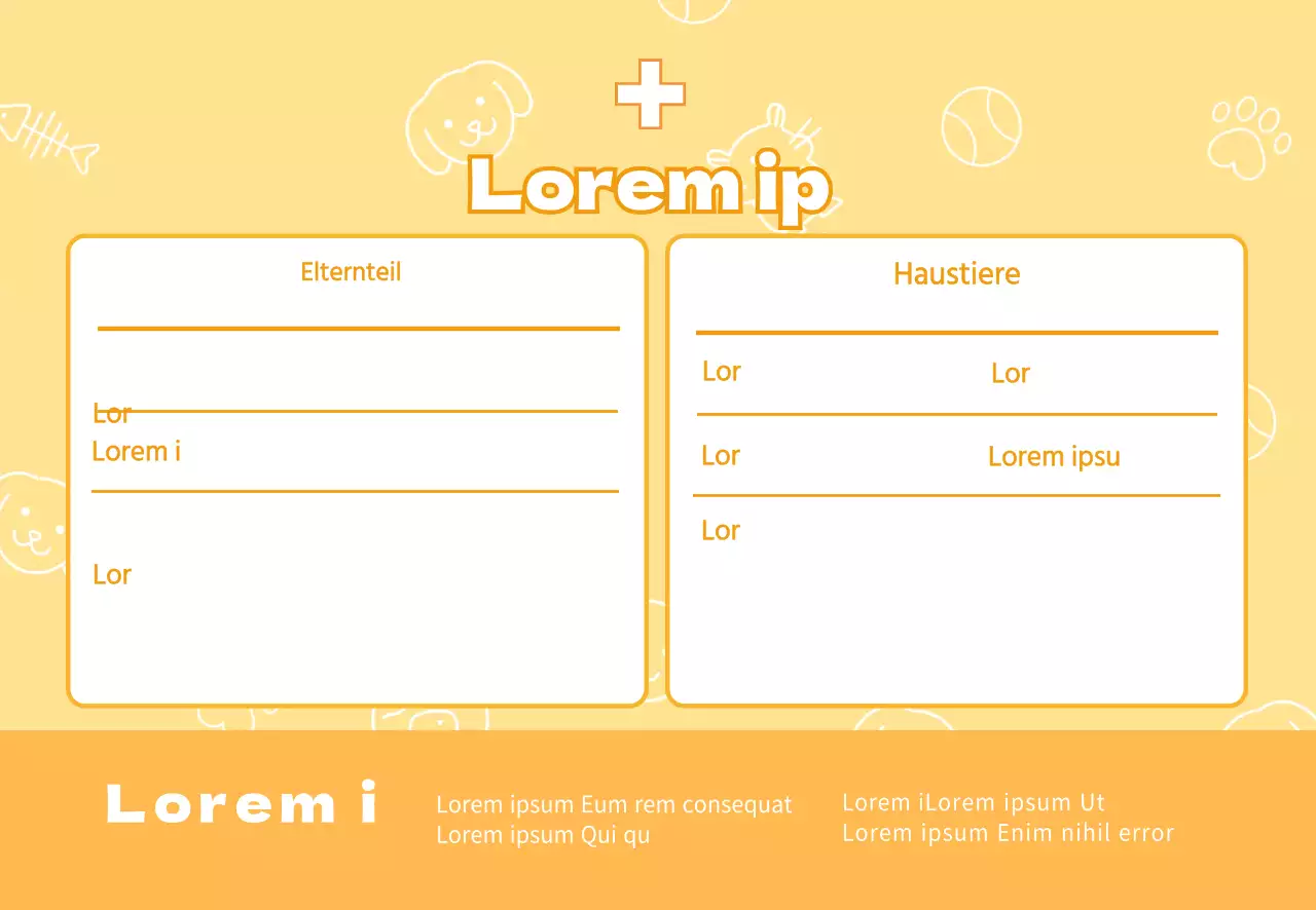 Quittung für Haustiere