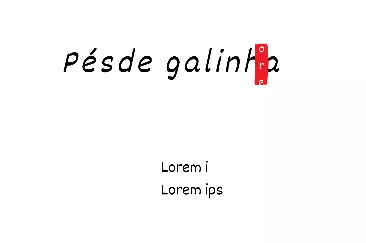 Pés de galinha