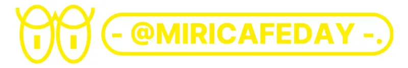 Nette und saubere hüpfende Auge Illustration in gelb mit Text Kombination Style Cafe