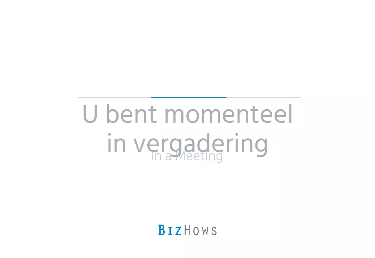 Blauw Wit Eenvoudig Zakelijk