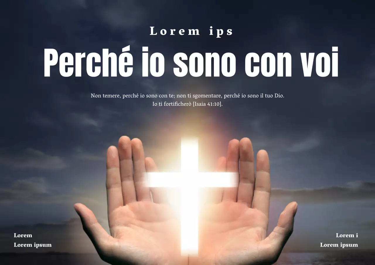 Poster della Chiesa della Rinascita_Garage