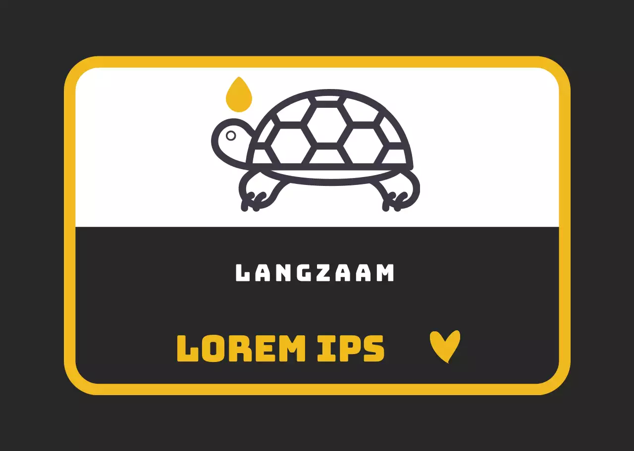 Geel Zwart Gemakkelijk te lezen rijinstructies voor beginners