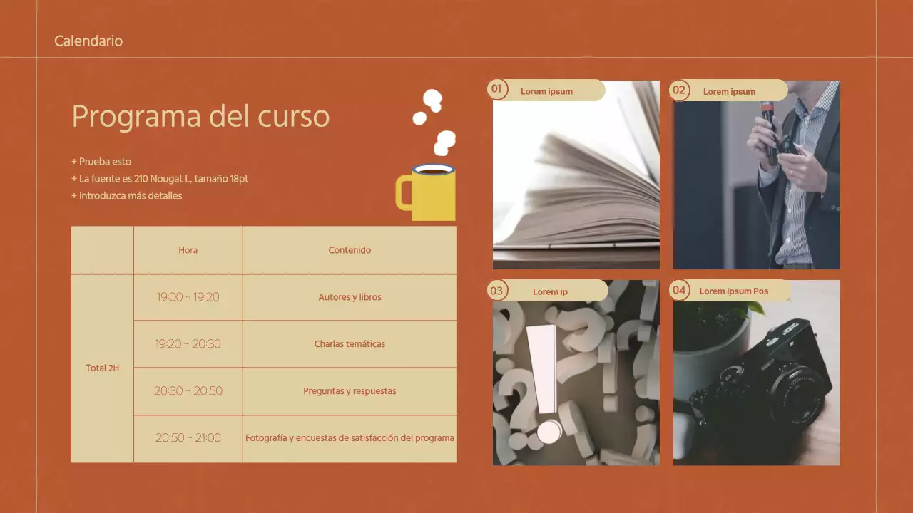 Lección de lectura de otoño Tema en marrones y beiges