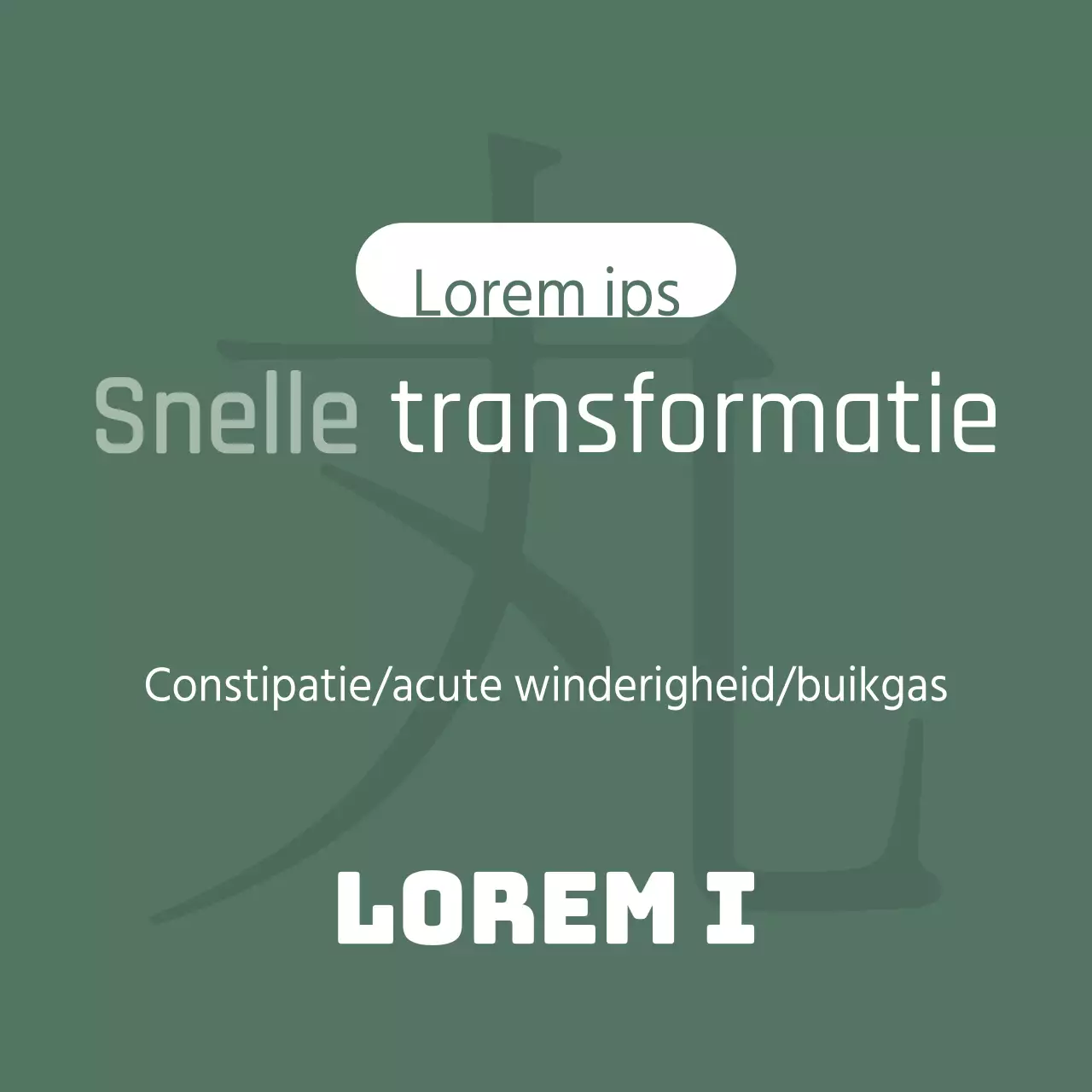 Snelle transformatie