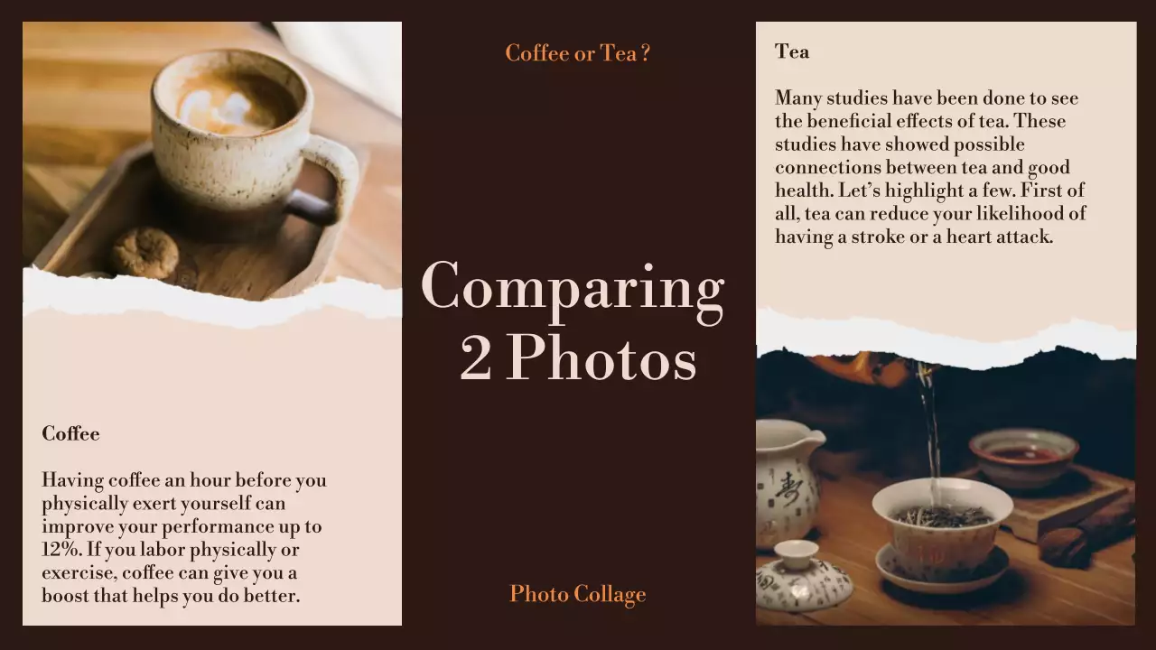 브라운 에스테틱 포토 프레젠테이션