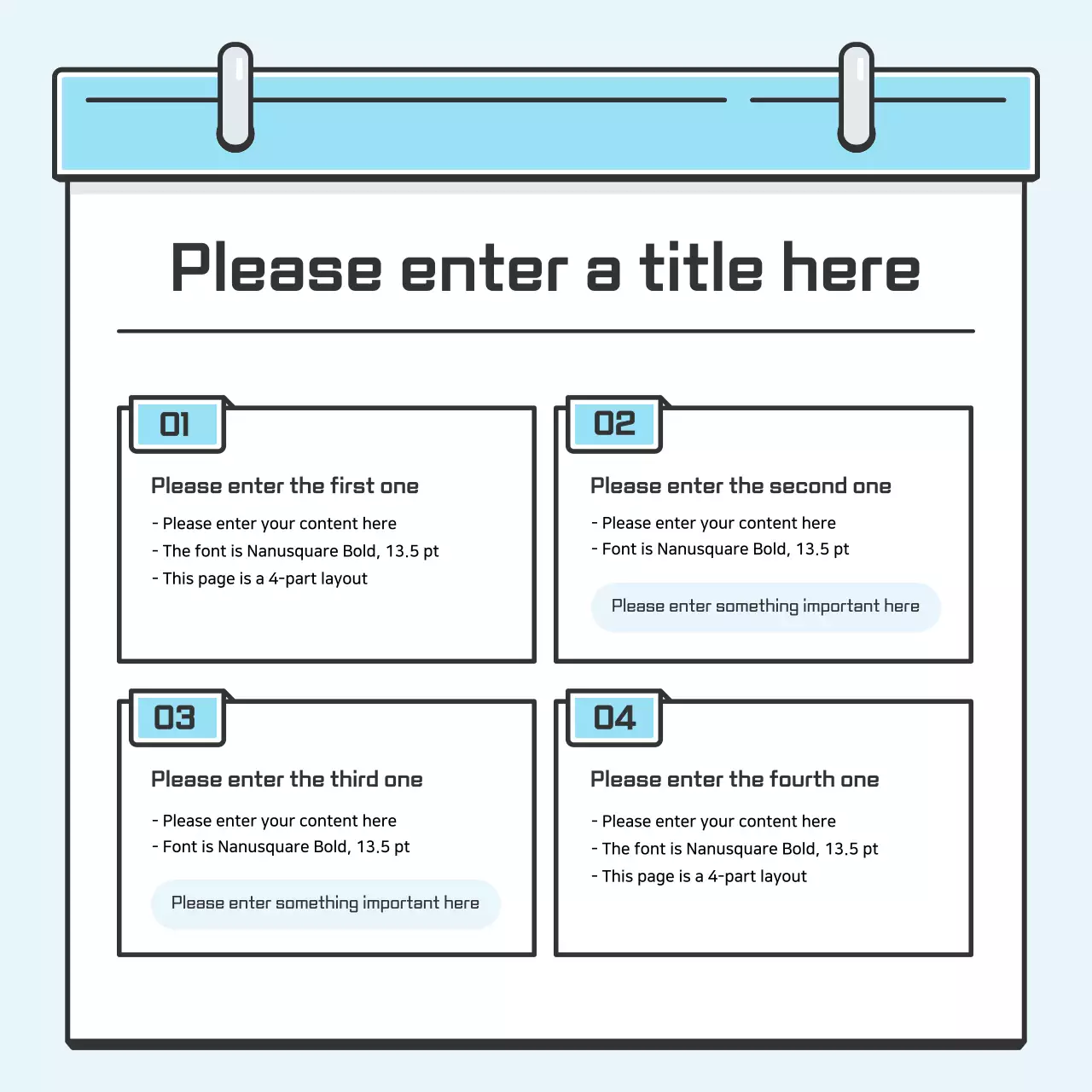Blue Minimal Templates Guide Instagram Carousel