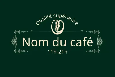 16 autocollants de café
