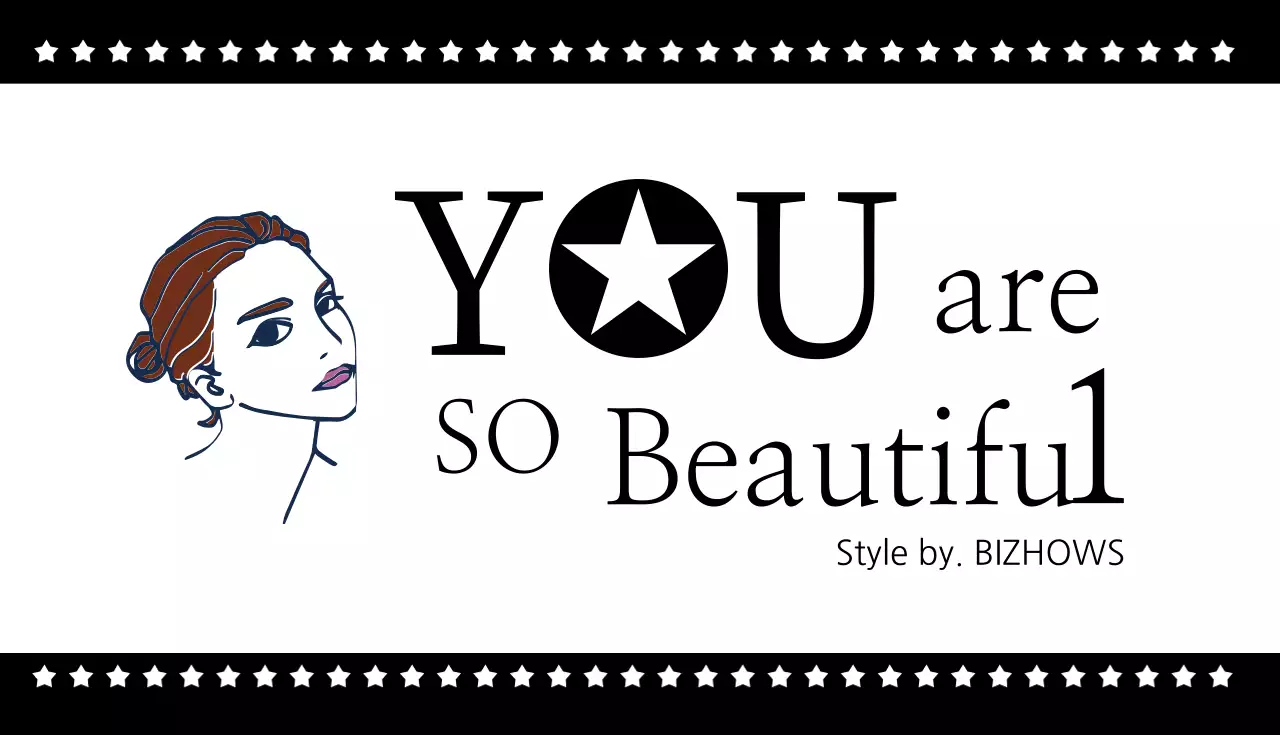 黒 オシャレ 美容 ポスター 名刺