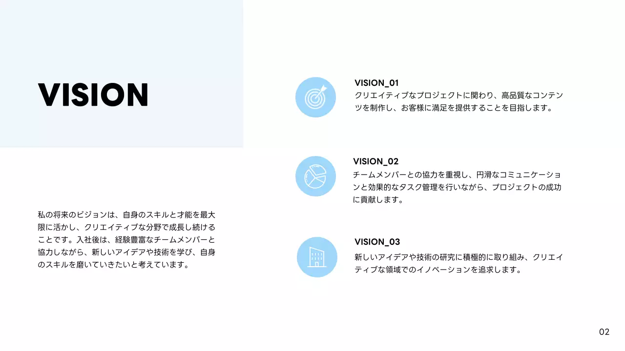 白 モダン インテリア ポートフォリオ プレゼンテーション