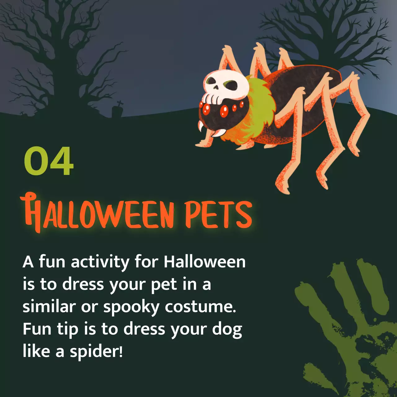 Introducing the green and orange sci-fi Halloween costume