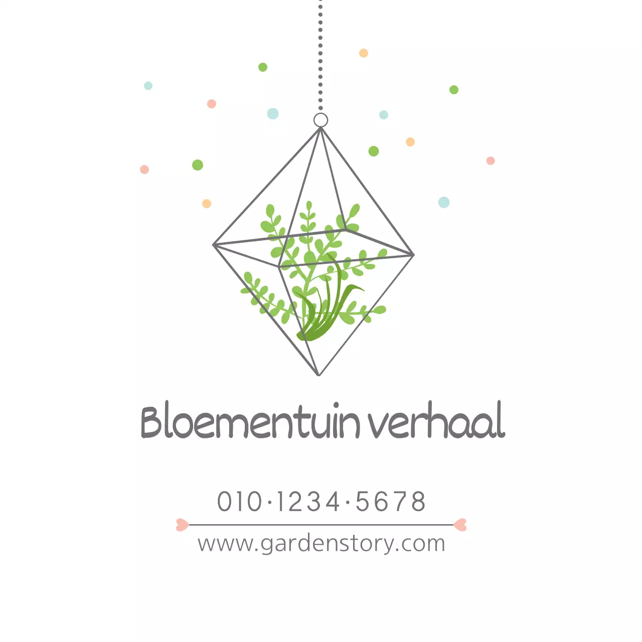 Bloementuin verhaal