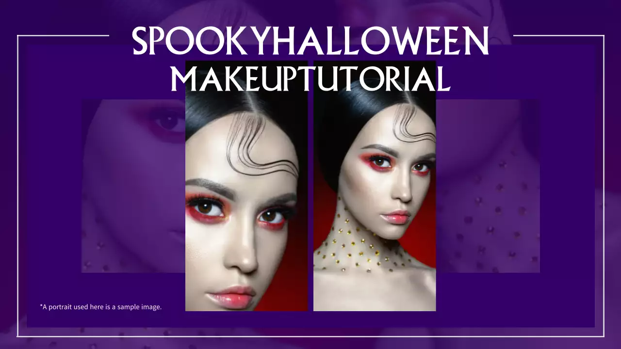Purple Gothic Makeup Guide YouTube Thumbnail