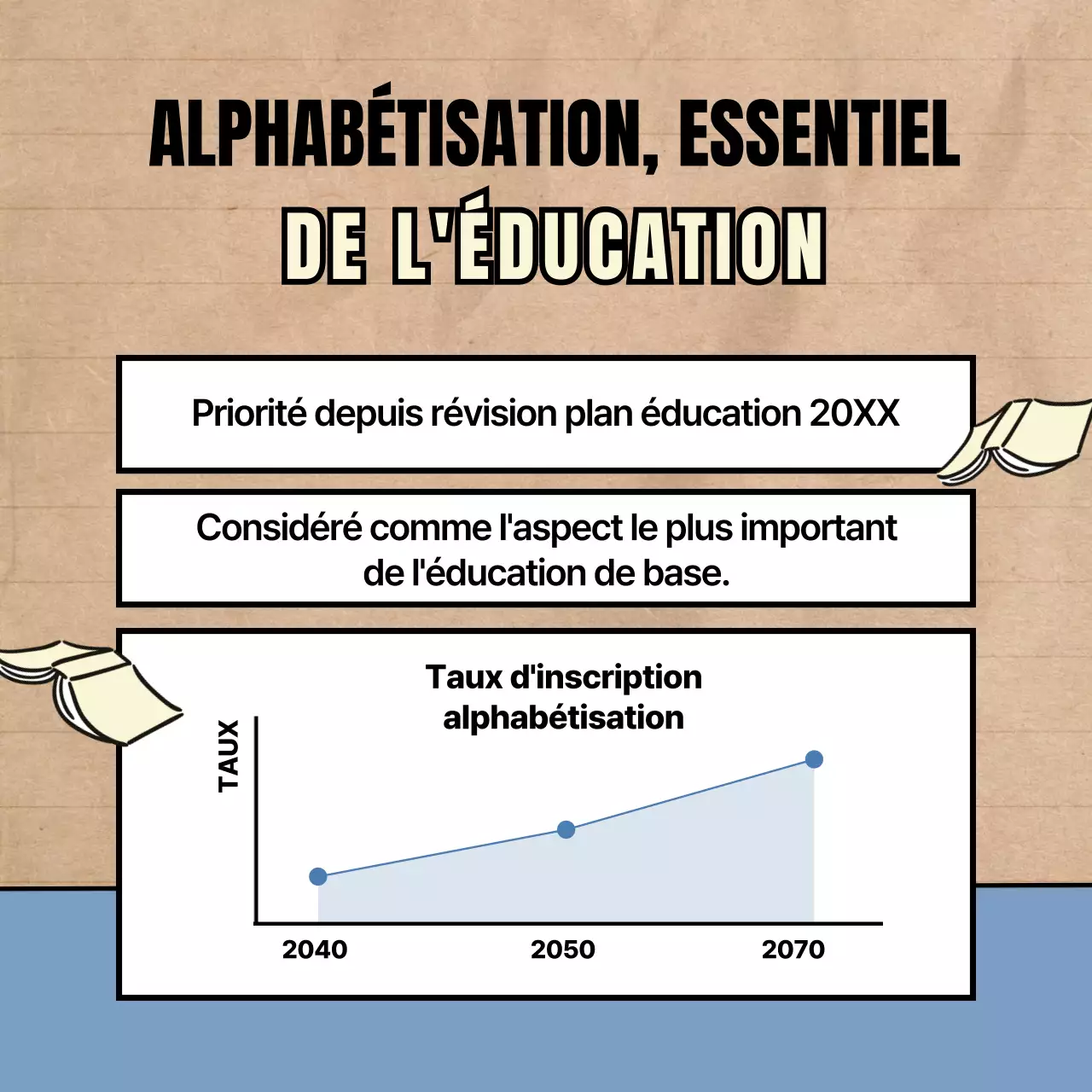Académie d'alphabétisation avec de jolies illustrations en rouge et noir