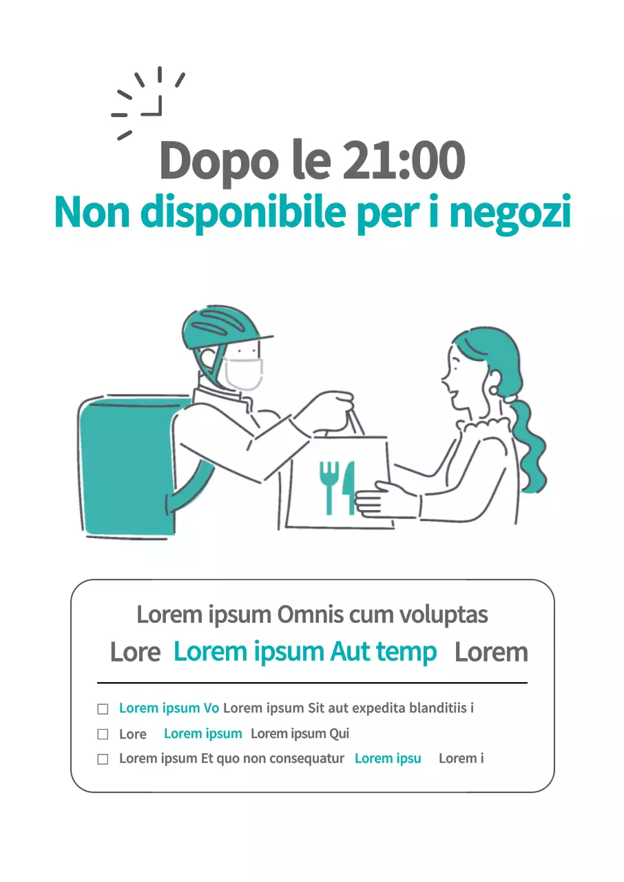 Corona Bianca da asporto