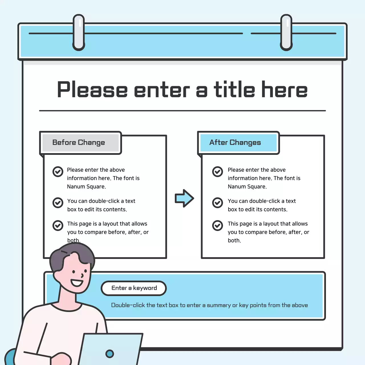 Blue Minimal Templates Guide Instagram Carousel