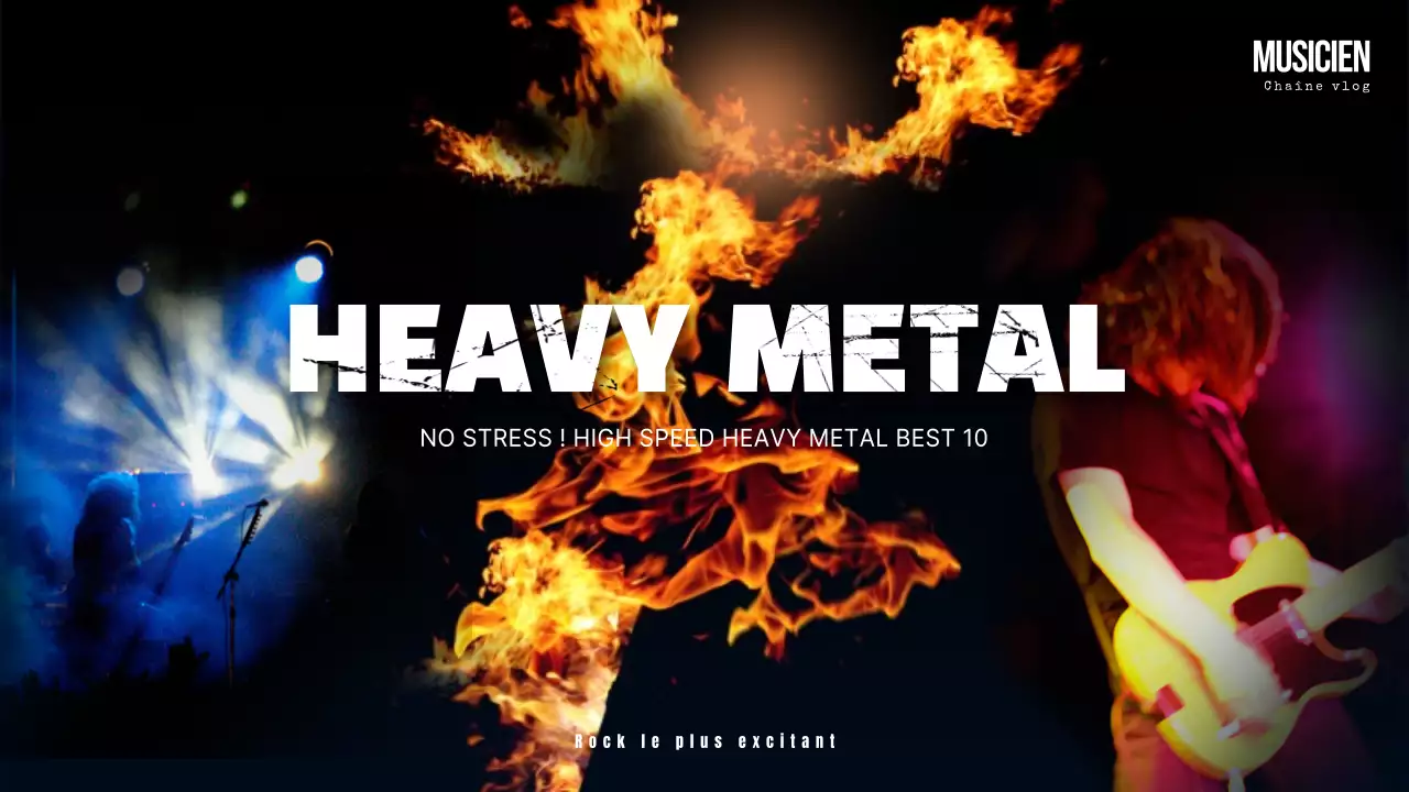 Black Flame Rock Heavy Metal Stress Music Playlist