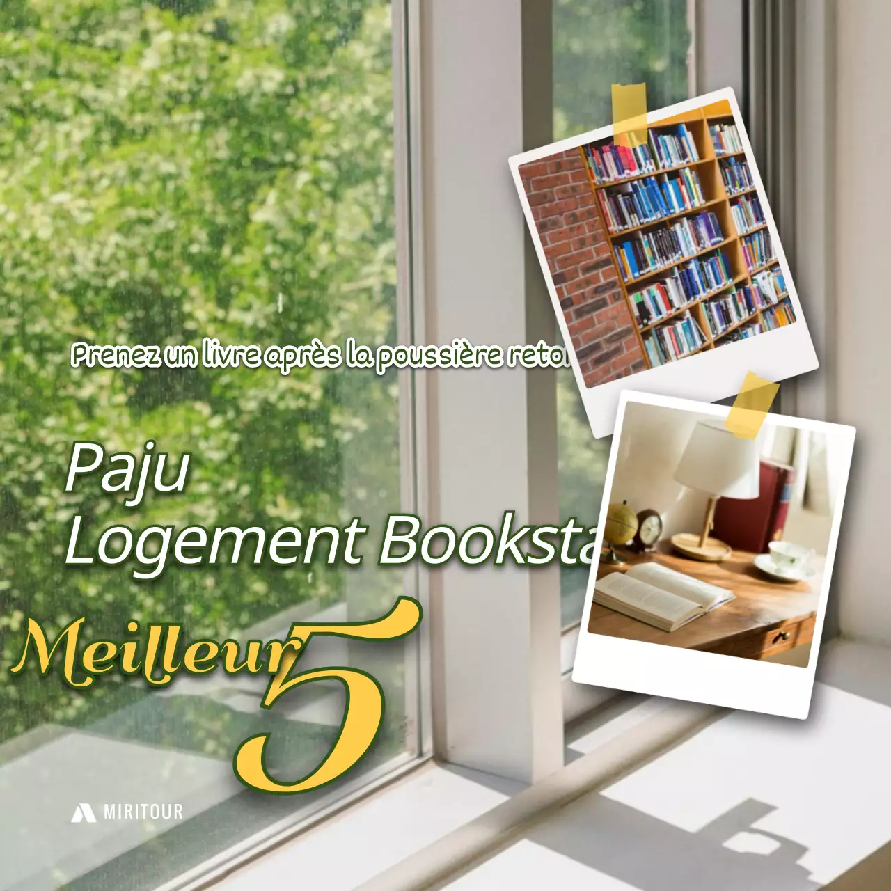 Les 5 meilleurs bookstays avec des photos polaroïd vertes