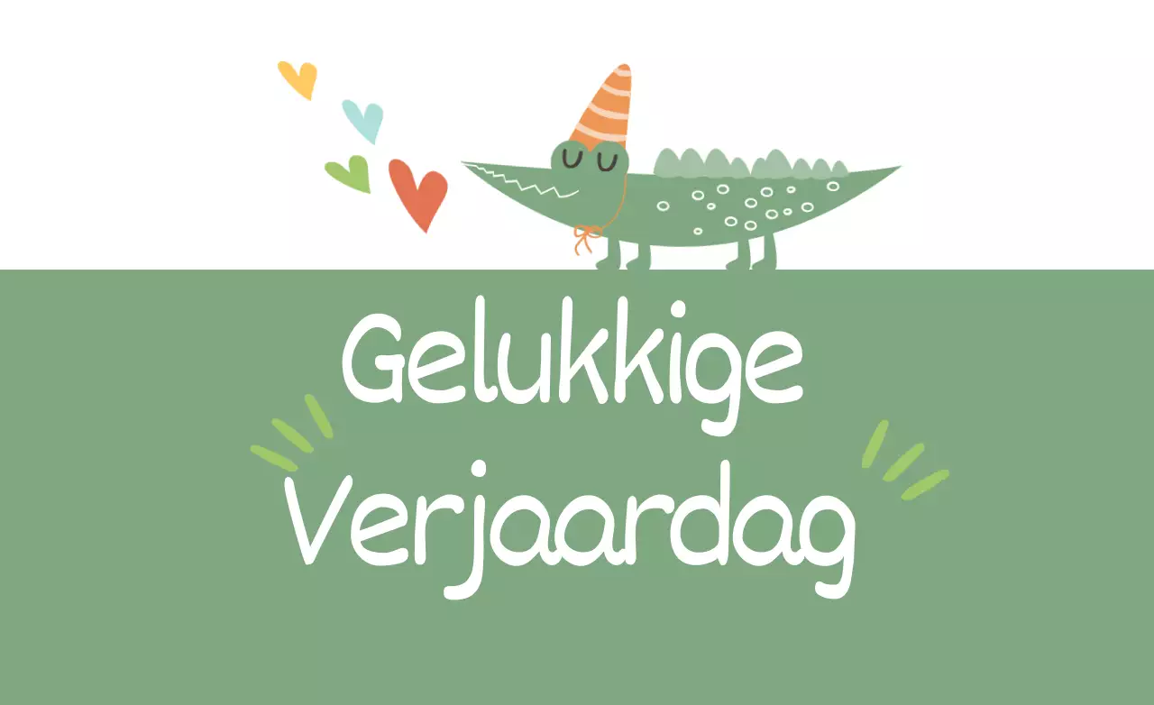 Verjaardag met alligator